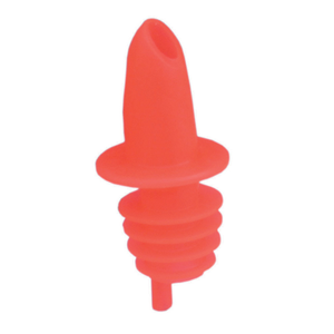 Spill-Stop 355-03 Speed Pourer, soft and flexible plastic, fluorescent red