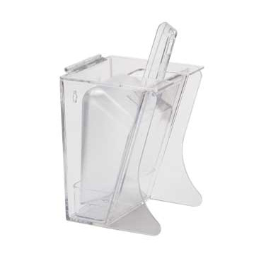 Cal-Mil 355 Scoop Holder Freestanding 32oz, Polycarbonate, Clear, NSF
