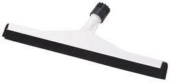 Carlisle 36622200 Flo-Pac Floor Squeegee, 22" long, soft black foam rubber blade, without handle, white-black