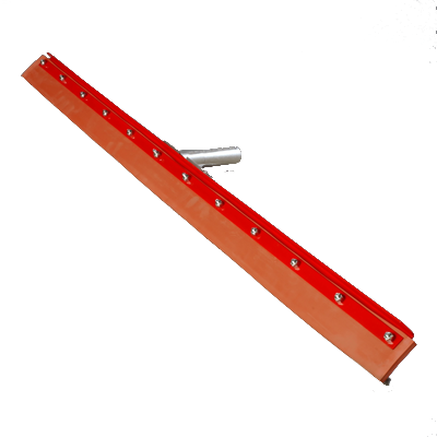 Carlisle 4007700 Flo-Pac® Floor Squeegee Head (only), 36" long, straight, medium flexibility, 1.13" tapered handled hole, red powder coating finish