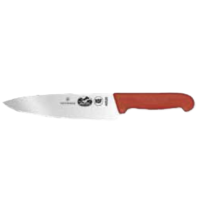 Victorinox 5.2061.20 Chef's Knife, 8" blade, Red Handle