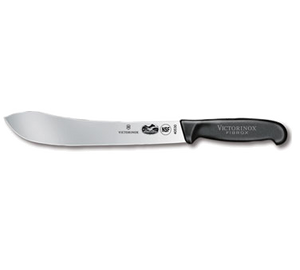 Victorinox 5.7408.25 Butcher Knife, 10" straight blade
