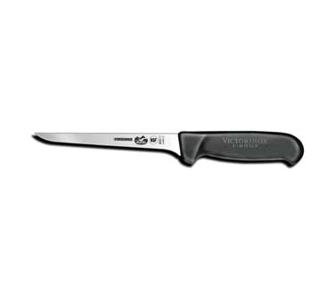 Victorinox 5.6403.15 Boning Knife, 6" straight, narrow, stiff blade
