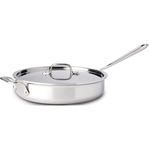 All-Clad, 4403, 3 Qt. Stainless Steel Saute Pan with Lid, 3-Ply Bonded Construction