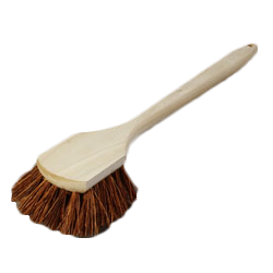 Carlisle 4549300 Sparta® Utility Scrub Brush, 20"L x 5"W, 2"L stiff palmyra bristles, wood handle