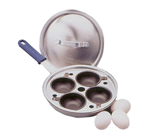 Vollrath 56507 Wear-Ever® 4-Cups Egg Poacher Set, Aluminum