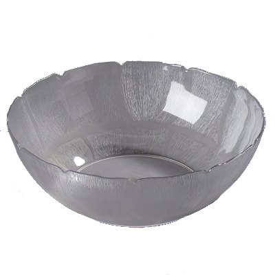 Carlisle 691907 Petal Mist® Floral-Shaped Bowl - 17.2 Qt. Clear Polycarbonate