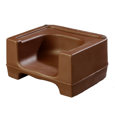 Carlisle 711001 Dual Booster Seat, 15-1/2"L x 12-1/2"W x 8"H, polyethylene, brown