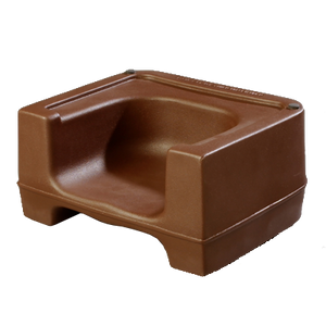 Carlisle 711001 Dual Booster Seat, 15-1/2"L x 12-1/2"W x 8"H, polyethylene, brown