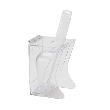 Cal-Mil 789 Scoop Holder, Freestand, Polycarbonate, Clear, NSF