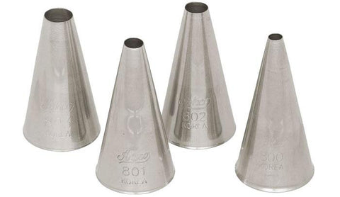 Ateco 801, 3/16" 3/16" plain pastry piping tip, #16