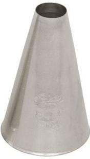 Ateco 804, 3/8" plain pastry piping tip, #19