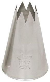 Ateco 827, 9/16" star pastry piping tip, #18