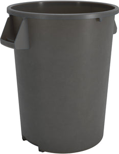 Carlisle 84103223 Bronco™ Waste Container (32 Gal. Cap.), Polyethylene, Gray, NSF