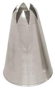 Ateco 846, 9/16" closed star pastry piping tip, #25
