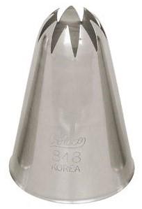 Ateco 848, 5/8" closed star pastry piping tip, #27