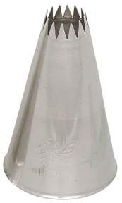 Ateco 864, 3/8" french star pastry piping tip, #4