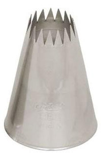 Ateco 868, 5/8" french star pastry piping tip, #8