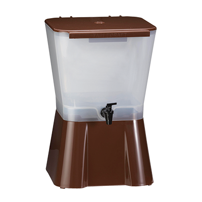 TableCraft Products 954 Beverage Dispenser (Single) - 3 Gallon, Brown, NSF