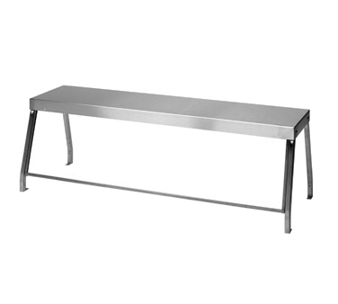Duke 956-460-4 Deluxe Serving Overshelf, table mount, 58-7/32"W x 10-1/2"D x 20"H, with 1/4" thick glass, NSF, UL EPH Classified, cULus