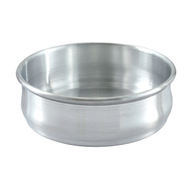 Winco ALDP-48 Dough Retarding/Proofing Pan, 48 oz., 7-7/8" dia. x 3"H, stackable, aluminum