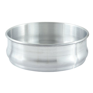 Winco ALDP-96 Dough Retarding/Proofing Pan, 96 oz., 8-3/4" dia. x 3"H, stackable, aluminum