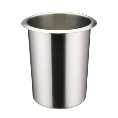 Winco BAM-1.25 Bain Marie - 1.25 Qt. (5" x 6" Round Stainless Steel), Mirror Finish