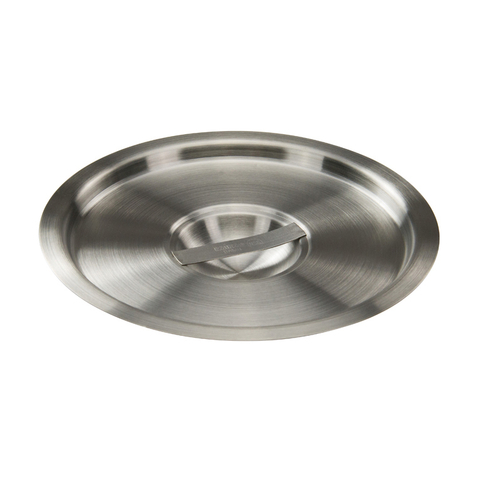 Winco BAMC-6 Bain Marie Cover, for 6 quart, round, with handle, stainless steel, mirror finish
