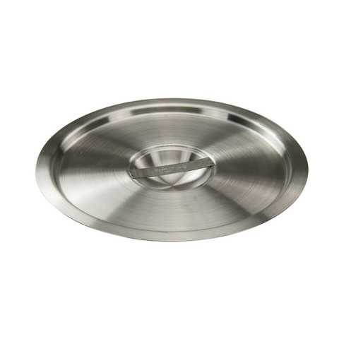 Winco BAMC-8.25 Bain Marie Cover, for 8-1/4 quart, round, with handle, stainless steel, mirror finish