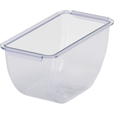 San Jamar BD101 Chillable Replacement Tray - 1 Pint, Translucent Blue, NSF