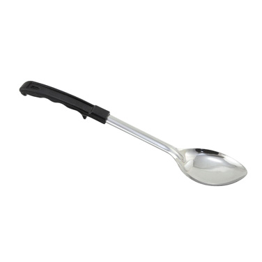Winco BHOP-13 13" Solid Basting Spoon w/ Stop Hook & Bakelite Handle