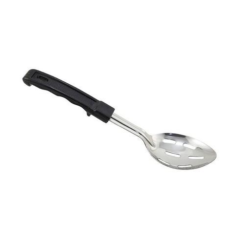 Winco BHSP-11 11" Slotted Basting Spoon w/ Stop Hook & Bakelite Handle