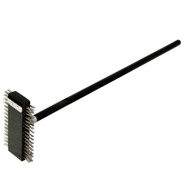 Winco BR-30 Wire Brush 8-2/5"W x 30"L (Two-Sided), Stainless Steel Bristles