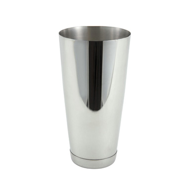 Winco BS-30 Bar Shaker, 30 oz., shaker only, stainless steel