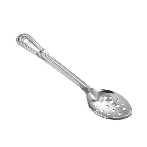 Winco BSPT-11 Basting Spoon, 11", perforated, with 1.2 mm stainless steel