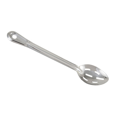 Winco BSST-13 Basting Spoon, 13", slotted, 1.2 mm stainless steel