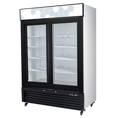 Migali C-49RS-HC Competitor Series® Two-Section Reach-in Refrigerator Merchandiser, 115v/60/1-ph