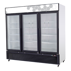 Migali C-72FM Competitor Series® Three-Section Reach-in Freezer Merchandiser, 115/208-230v/60/1-ph