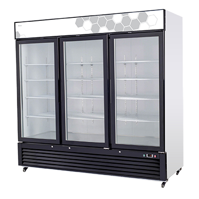 Migali C-72FM Competitor Series® Three-Section Reach-in Freezer Merchandiser, 115/208-230v/60/1-ph