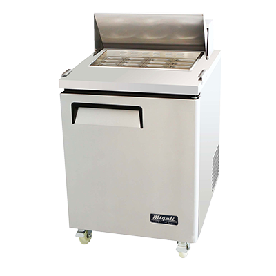 Migali C-SP27-12BT-HC Competitor Series® One-Section Big Top Sandwich Prep Table - 115v/60/1-ph