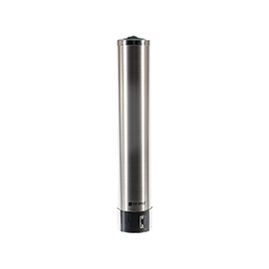 San Jamar C3000PSS Portion Cup Dispenser, surface mount, adjustable to cup size