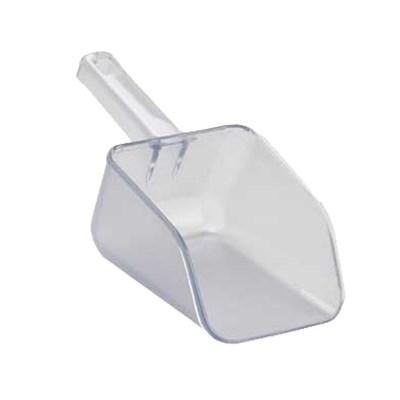 Cal-Mil 1029-32 Scoop, 32 Oz. Capacity, 11" OAL, Clear Polycarbonate, NSF