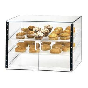 Cal-Mil 1202-S 27" Self-Serve Slanted Front Display Case with (3) 18 X 26" Trays