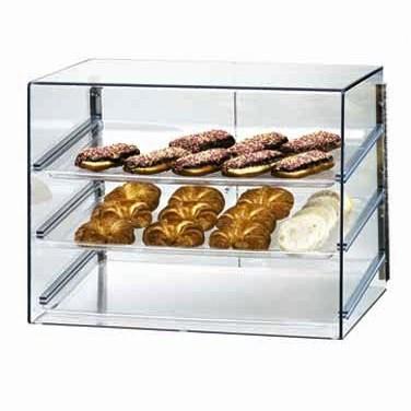 Cal-Mil 1202 Econo Display Case with (3) 18 X 26" Trays & Slanted Front