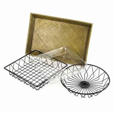 Cal-Mil 1291TRAY Basket, For 1291 Tray Rack, Wire, Black