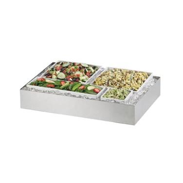 Cal-Mil 1398-55 Cater Choice Housing ONLY, Rectangular, Stainless Steel
