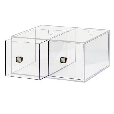 Cal-Mil 1480 Pastry Display Case with 2 Drawers For 1279 Bread Box