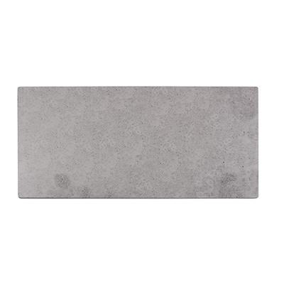 Cal-Mil 1522-1020-77 20" X 10" Rectangular Faux Cement Serving Platter