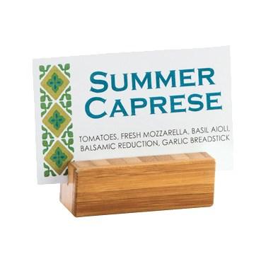 Cal-Mil 1543-60 Table Number/Card Holder, Bamboo