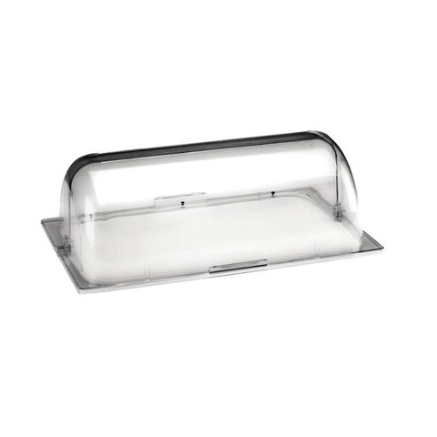 Cal-Mil 1703 Polycarbonate Cover with Roll Top, 21"W X 13"D X 7"H